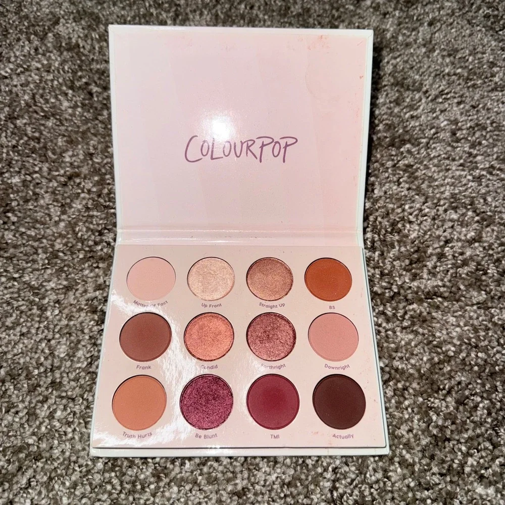 Colourpop Give It‎ To Me Straight Eyeshadow Palette 12 Shades